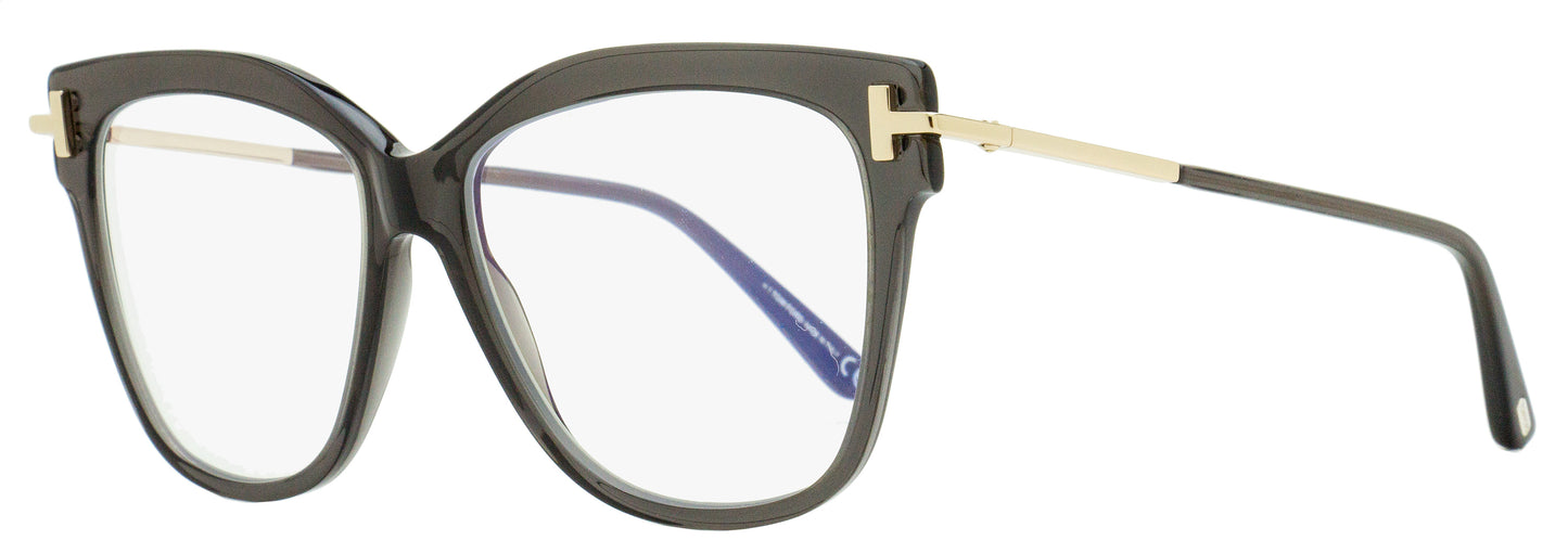 Tom Ford Blue Block Eyeglasses TF5704B 020 Gray/Gold 54mm FT5704