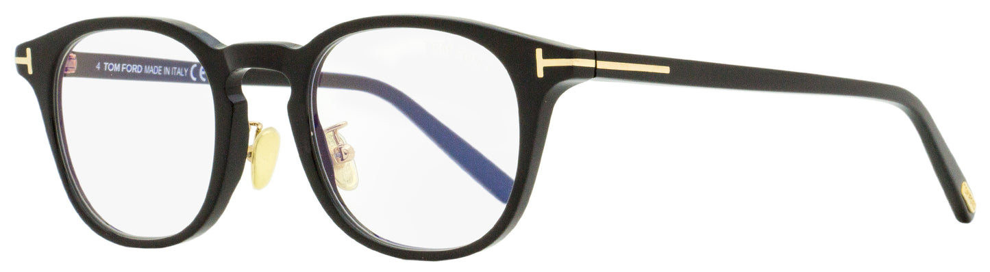 Tom Ford Blue Block Eyeglasses TF5725DB 001 Black/Gold 48mm FT5725