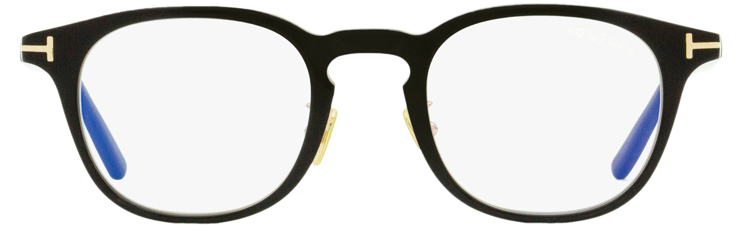 Tom Ford Blue Block Eyeglasses TF5725DB 001 Black/Gold 48mm FT5725