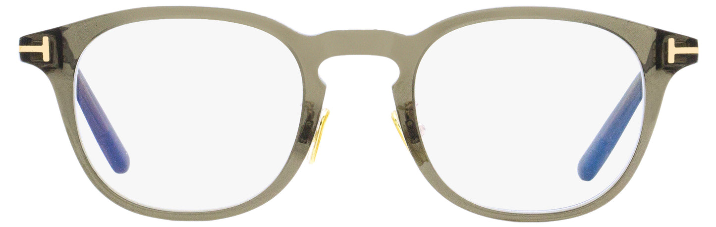 Tom Ford Blue Block Eyeglasses TF5725DB 020 Transparent Gray/Gold 48mm FT5725