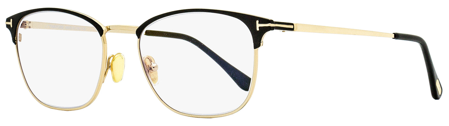 Tom Ford Blue Block Eyeglasses TF5750B 001 Gold/Black 52mm FT5750