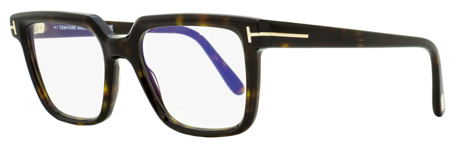 Tom Ford TF5889B Blue Block Eyeglasses 052 Dark Havana 53mm FT5889