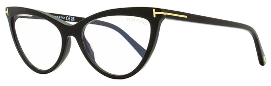 Tom Ford TF5896B Magnetic Clip-on Eyeglasses 001 Black 56mm FT5896