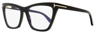 Tom Ford Magnetic Clip-on Eyeglasses TF5971-B 001 Black 54mm FT5971
