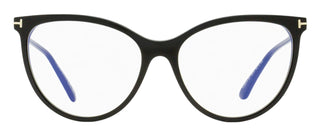 Tom Ford Magnetic Clip-on Eyeglasses TF5994-B 001 Black/Gold 56mm FT5994