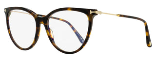 Tom Ford Magnetic Clip-on Eyeglasses TF5994-B 052 Dark Havana 56mm FT5994
