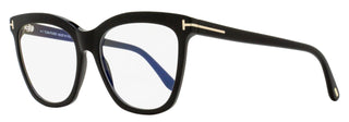 Tom Ford Blue Block Butterfly Eyeglasses TF6042-B 001 Black 54mm FT6042