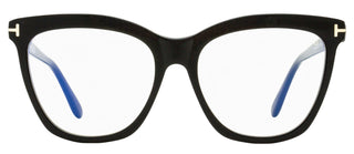 Tom Ford Blue Block Butterfly Eyeglasses TF6042-B 001 Black 54mm FT6042