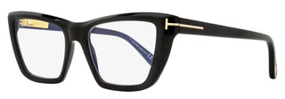 Tom Ford Angular Cat-Eye Eyeglasses TF6047B 001 Black 54mm