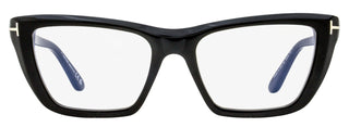Tom Ford Angular Cat-Eye Eyeglasses TF6047B 001 Black 54mm
