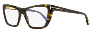 Tom Ford Angular Cat-Eye Eyeglasses TF6047B 052 Dark Havana 54mm