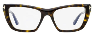 Tom Ford Angular Cat-Eye Eyeglasses TF6047B 052 Dark Havana 54mm