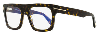 Tom Ford Square Clip-on Eyeglasses TF6068-B 052 Dark Havana 53mm FT6068