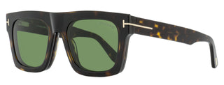 Tom Ford Square Clip-on Eyeglasses TF6068-B 052 Dark Havana 53mm FT6068