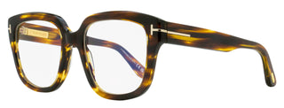 Tom Ford Large Square Eyeglasses TF6094B 055 Colored Havana 54mm
