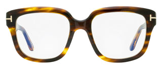Tom Ford Large Square Eyeglasses TF6094B 055 Colored Havana 54mm