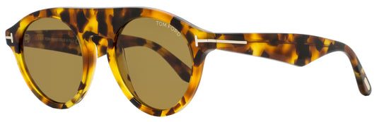 Tom Ford Oval Sunglasses TF633 Christopher-02 55E Colored Havana 49mm FT0633