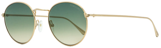 Tom Ford Oval Sunglasses TF649 Ryan-02 28P Gold 52mm FT0649