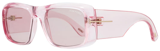 Tom Ford Rectangular Sunglasses TF731 Aristotle 72Y Transparent Pink 56mm FT0731