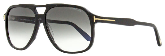 Tom Ford Navigator Sunglasses TF753 Raoul 01B Black  62mm FT0753