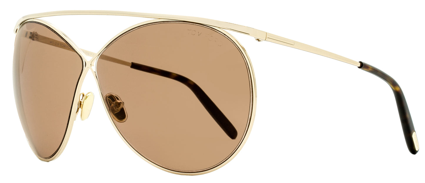 Tom Ford Criss Cross Sunglasses TF761 Stevie 28Y Gold/Havana 67mm FT0761