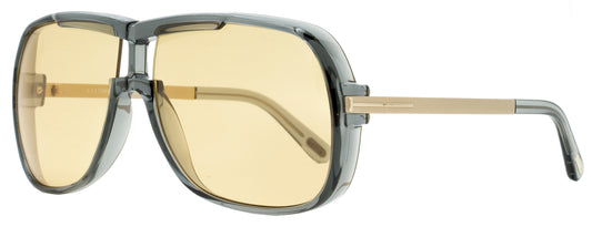 Tom Ford Square Sunglasses TF800 Caine 20E Gray/Gold 62mm FT0800