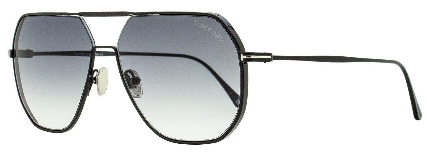 Tom Ford Navigator Sunglasses TF852 Gilles-02 01B Black 59mm FT0852