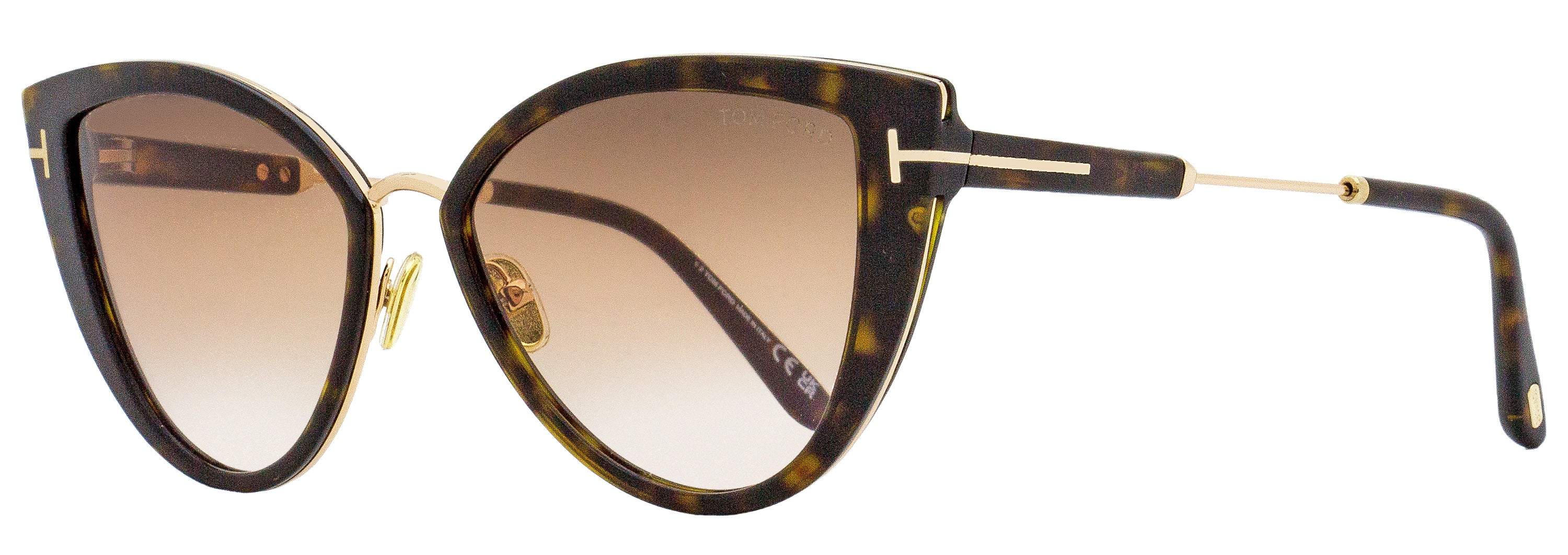 Tom 2024 Ford Gold Cat Eye Sunglasses