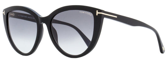 Tom Ford Cat Eye Sunglasses TF915 Isabella-02 01B Black  56mm FT0915