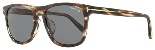 Tom Ford Rectangular Sunglasses TF930F Gerard-02 56A Brown Melange 56mm FT0930F