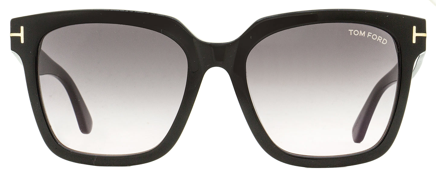 Tom Ford Square Sunglasses TF952 Selby 01B Black  55mm FT0952