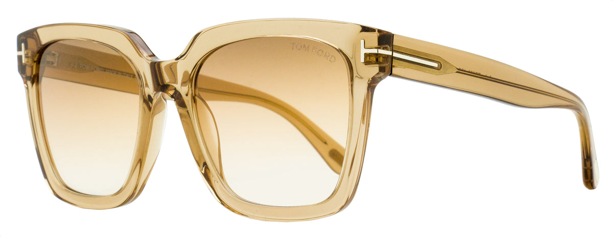 Tom Ford Selby Sunglasses TF952 45G Transparent Brown 55mm FT0952 SELBY SUNGLASSES | TOM FORD Fashion main image 3