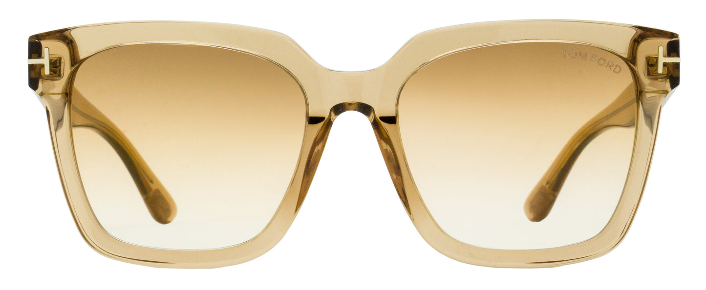 Tom Ford Selby Sunglasses TF952 45G Transparent Brown 55mm FT0952
