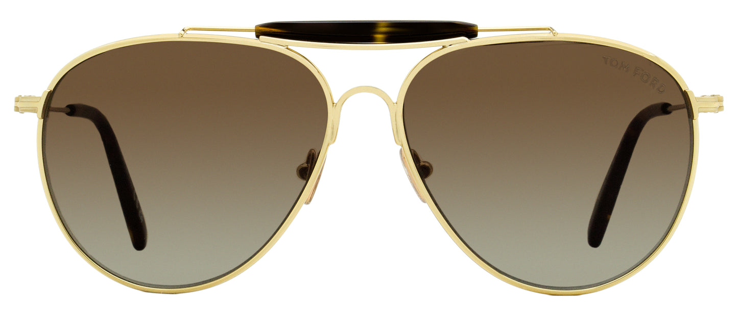 Tom Ford Pilot Sunglasses TF995 Raphael-02 32F Gold/Havana 59mm FT0995