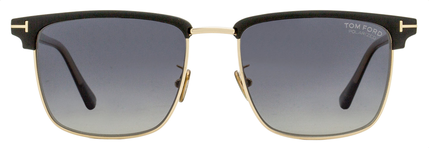 Tom Ford Hudson-02 Sunglasses TF997H 02D Matte Black/Gold 55mm FT0997