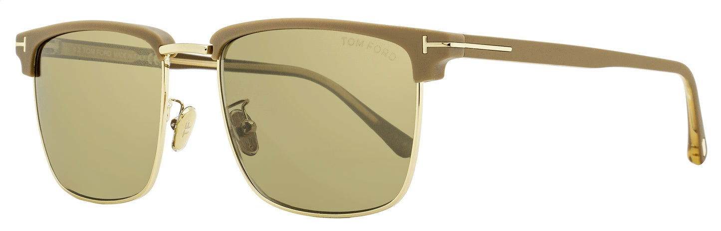 Tom Ford Hudson-02 Sunglasses TF997H 52L Matte Tan/Gold 55mm FT0997