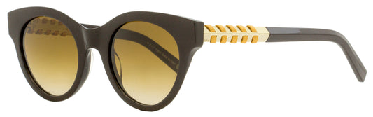 Tod's Oval Sunglasses TO0201 48F Brown/Gold 50mm 201