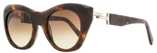 Tod's Bevelled Sunglasses TO0214 56F Havana/Gold 51mm 214