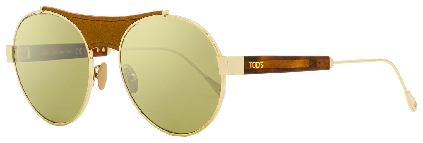 Tod's Titanium Sunglasses TO0216 33Q Gold/Havana 54mm 216