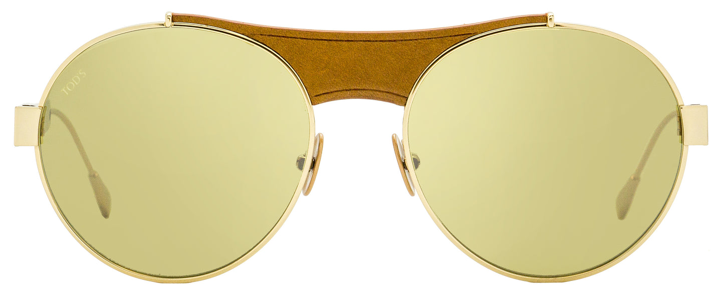 Tod's Titanium Sunglasses TO0216 33Q Gold/Havana 54mm 216