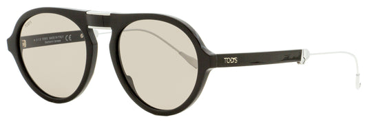 Tod's Folding Sunglasses TO0221 01E Black/Palladium 52mm 221