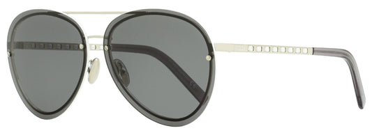 Tod's Pilot Sunglasses TO0248 18A Rhodium/Gray/White 63mm 248