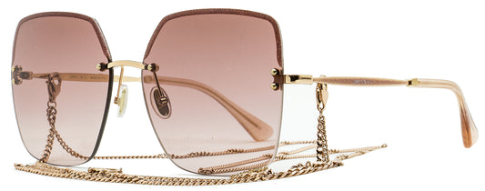 Jimmy Choo Square Sunglasses Tavi/N/S DDB3X Gold Copper 60mm