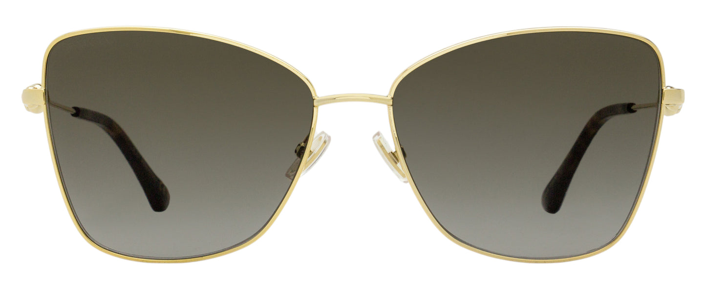 Jimmy Choo Pearl Butterfly Sunglasses Teso 000HA Gold 59mm