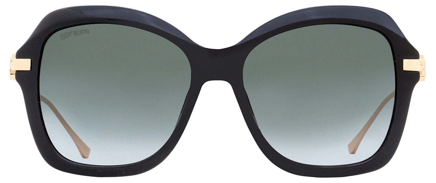 Jimmy Choo Butterfly Sunglasses Tessy/G/S 8079O Black/Gold 56mm