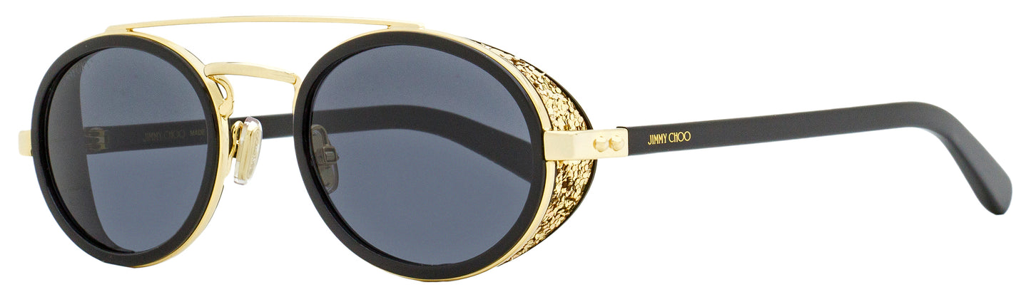 Jimmy Choo Oval Sunglasses Tonie/S 2M2IR Black/Gold 51mm