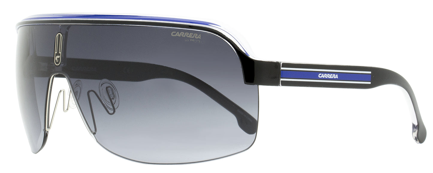 Carrera Shield Sunglasses Topcar 1/N T5C9O Black/Blue 99mm