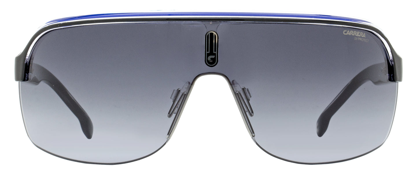 Carrera Shield Sunglasses Topcar 1/N T5C9O Black/Blue 99mm