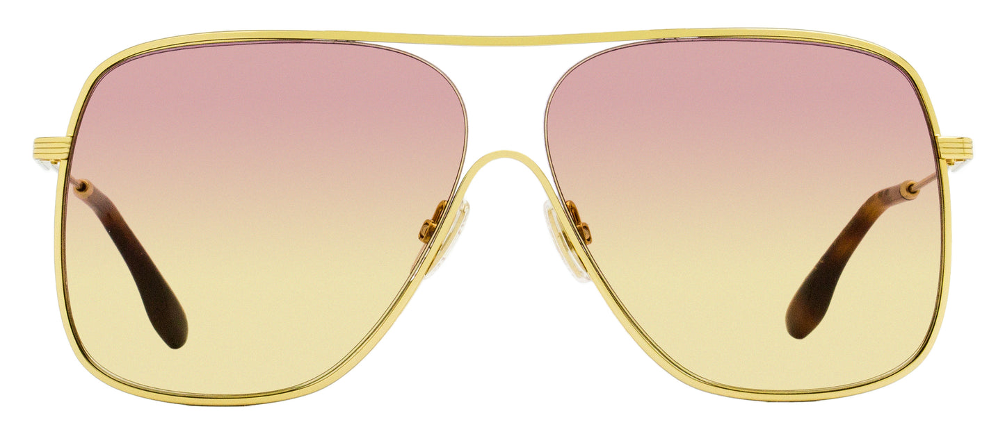 Victoria Beckham Navigator Sunglasses VB132S 707 Gold/Havana 61mm