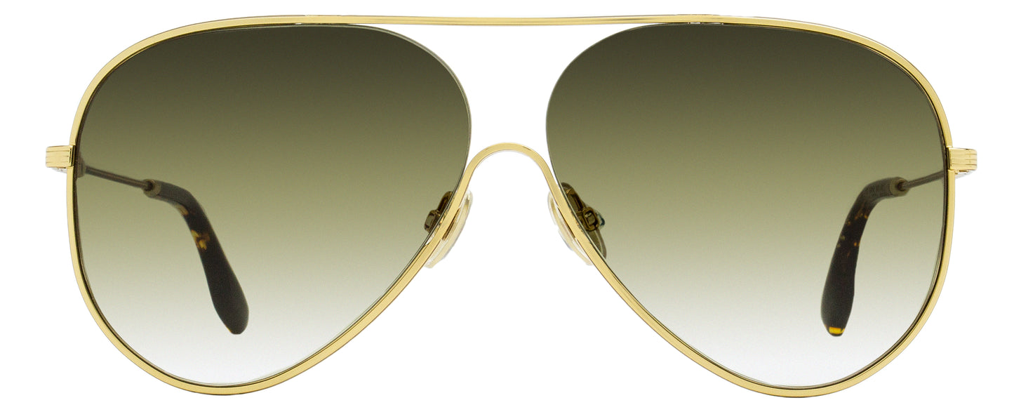 Victoria Beckham Pilot Sunglasses VB133S 713 Gold/Havana 61mm